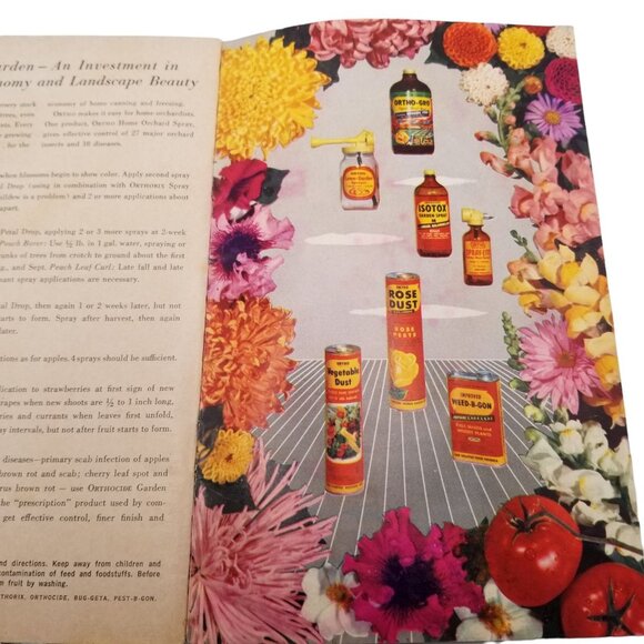 VINTAGE 1962 Ortho Garden Digest Booklet Gardening Tips Yellow Wyatt Wallace - Picture 12 of 12